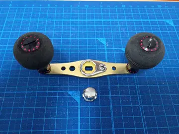 베이트 릴용 더블 핸들 골드 중고품