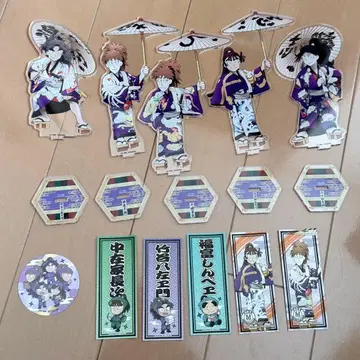 닌타마 5학년 극락탕 카부쿠 닌술학원 아크릴 스탠드 컴프 & 특전 세트