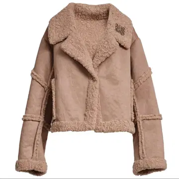 숏 무스탕 코트