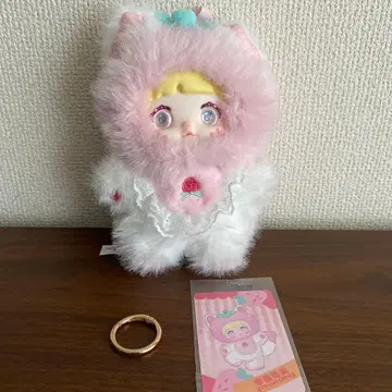 Nommi 스트로베리 봉제 인형 딸기 밀크짱 부속품 포함