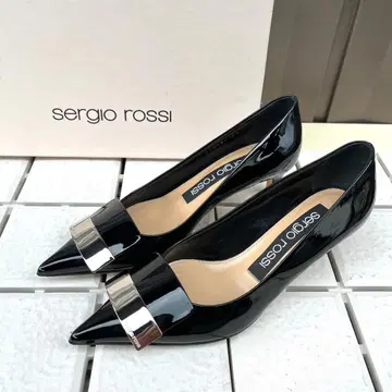 35 세르지오 로시 SR1 펌프스 블랙 에나멜 22
