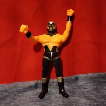 포피 화이트 나이트 타이거 마스크 소프트 비닐 오렌지 피규어