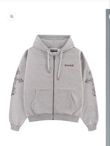 SUPPLIER 후드 부착 지퍼 후드티