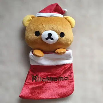 리락쿠마 크리스마스 Xmas 양말 봉제 인형 삭스 크리스마스 부츠
