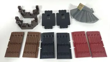 레고 문 블랙 브라운 다크 레드 나선형 계단 성벽 묶음 판매