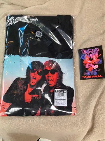 B'z FYOP 투어 파이널 T셔츠 파이널 한정판 스티커 포함