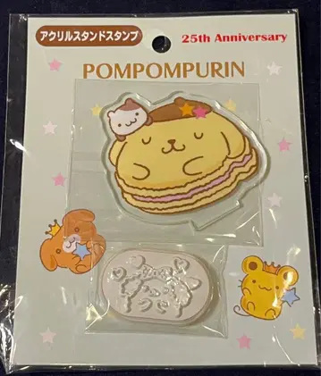 폼폼푸딩 25주년 기념 아크릴 스탠드 스탬프