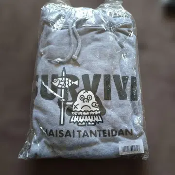 SURVIVE 믹스 그레이 후드티 XL