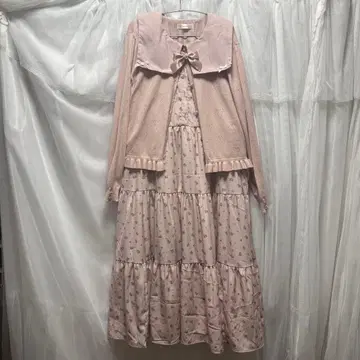 시마미사 4L 원피스 가디건 2세트