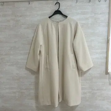 ITEMS URBAN RESEARCH 크림 롱 코트