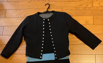 아네스베 가디건 스냅 버튼