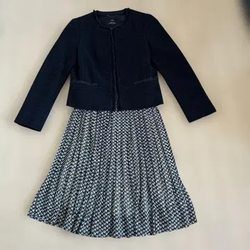 23구 트위드 자켓 스커트 세트