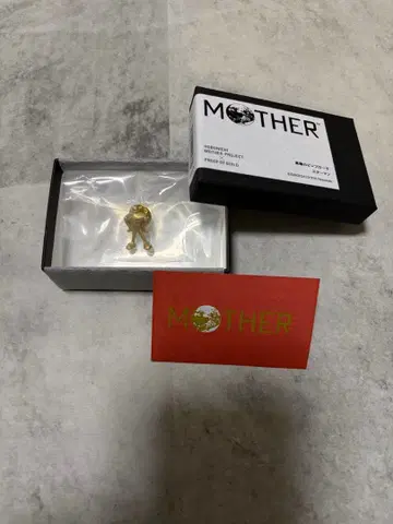 MOTHER 마더 놋쇠 핑 브로치 스타맨