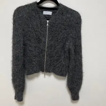 ADAM ET ROPE 그레이 집업 스웨터