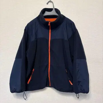 카스타네 플리스 자켓 네이비/오렌지 빅