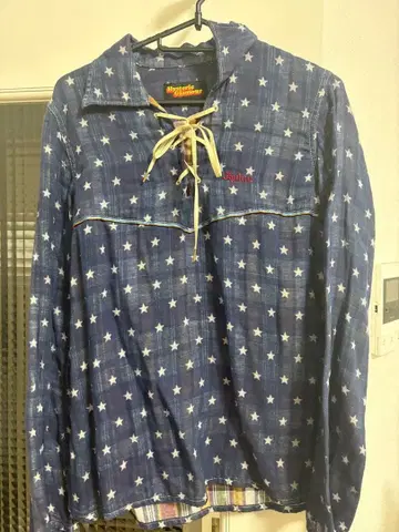 Hysteric Glamour 별 패턴 오버 셔츠