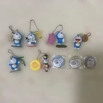 후지코 F 후지오 뮤지엄 가챠 세트 키링 캔뱃지