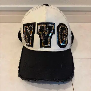 YOSHINORI KOTAKE NYC 스팽글 자수 캡