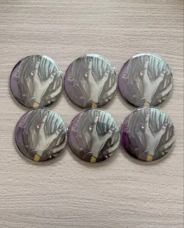 시가라키 토무라 캔뱃지 6개 세트