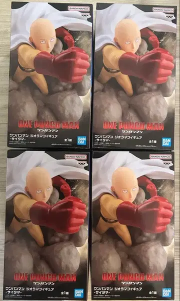 원펀맨 디오라마 피규어 사이타마 4개 세트