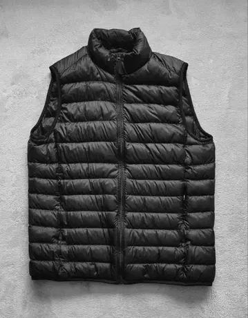 [ 미사용 새상품 ] UNIQLO 블랙 다운 베스트 남성용 M