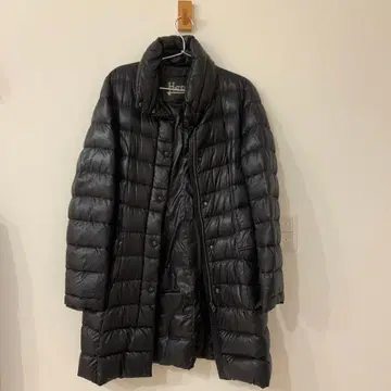 Herno 블랙 롱 다운 자켓