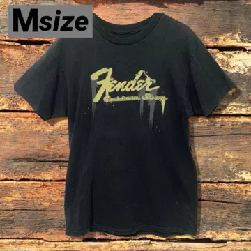 구제 의류 Fender 그래픽 T셔츠 펜더 스트라토캐스터 Gibson