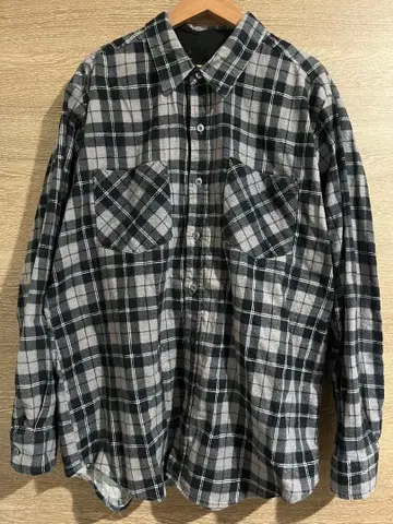 [ Unknown ] 프린트 플란넬 셔츠
