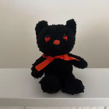 택 포함 Dick Bruna 블랙 베어 봉제 인형