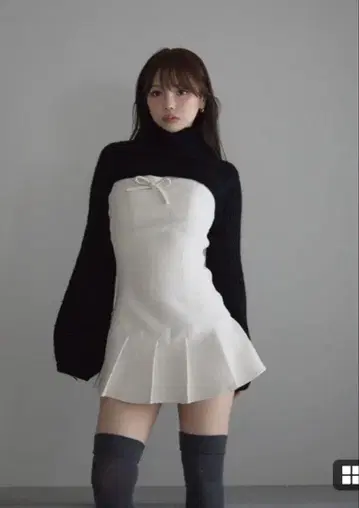 Twiggy tweed mini dress