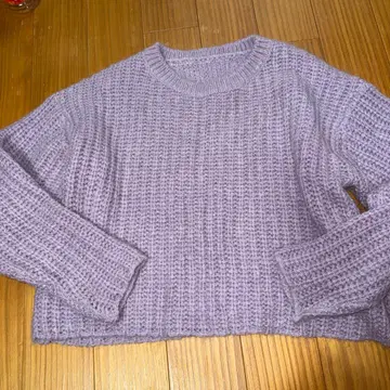 M7Days 모헤어 혼방 라벤더 스웨터 F 사이즈