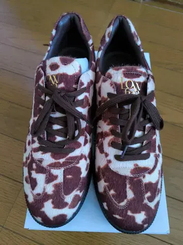 LOWRYS FARM 레오파드 무늬 스니커즈 L 사이즈