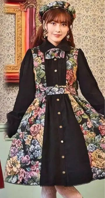 새상품 노엘 드 메모와르 고블랑 원피스 3L 시마무라 x 쿠루미