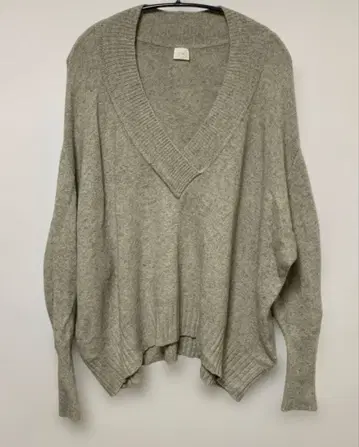 C.T.plage 야크 V넥 풀오버 니트 울