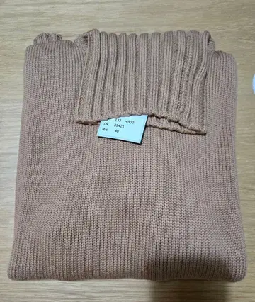 미사용 새상품 BAFY 터틀넥 니트 카멜