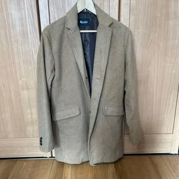 베이지 체스터 코트 M 사이즈