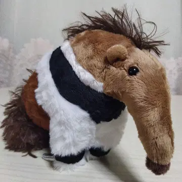 개미핥기 봉제 인형 전체 길이 - 약 30cm