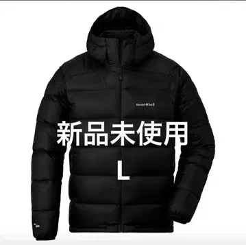 [ 새상품 ] 블랙 L montbell 라이트 알파인 다운 파카