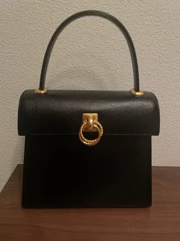 [ jun ashida ] 준 아시다 포멀백 관혼상제 핸드백 블랙 골드