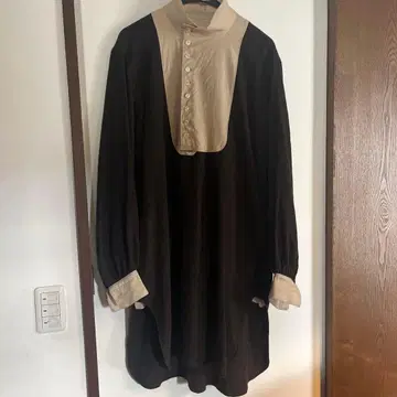 susuri 다크 브라운 긴팔 셔츠