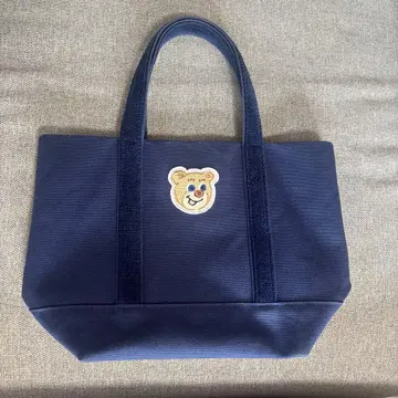 [새상품급] 러브리 바이 페이러 올드 테디 와펜 토트백 네이비