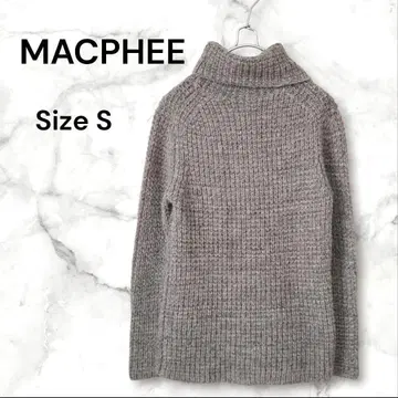 [알파카 100%] 맥피 그레이지 터틀넥 니트 스웨터
