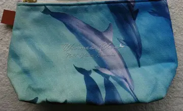 Whimsy Blue 돌고래 프린트 파우치