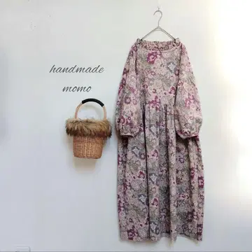 handmade 코듀로이 원피스 free 꽃무늬 YUWA