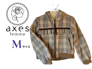 axes femme 리버서블 퍼 아우터 ( M 사이즈 )