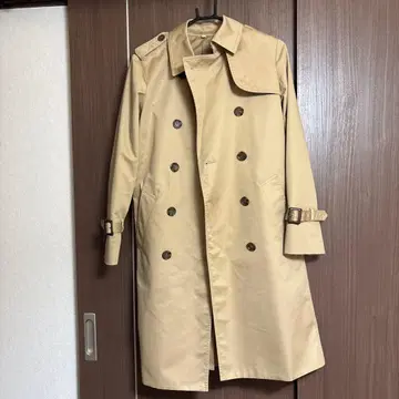 무인양품 베이지 트렌치코트