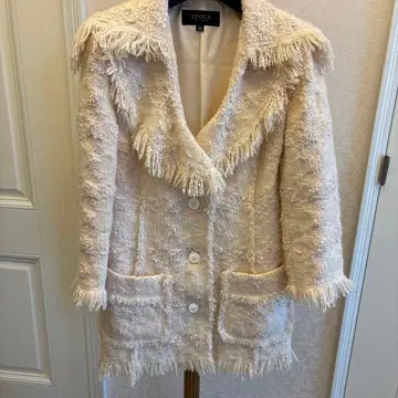 에포카 트위드 하프 코트 40