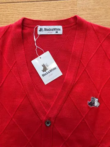 Black&White 남성용 니트 베스트 LL