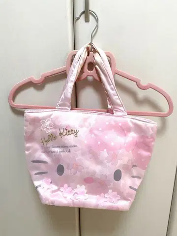 Hello Kitty 토트백 핑크 벚꽃 디자인