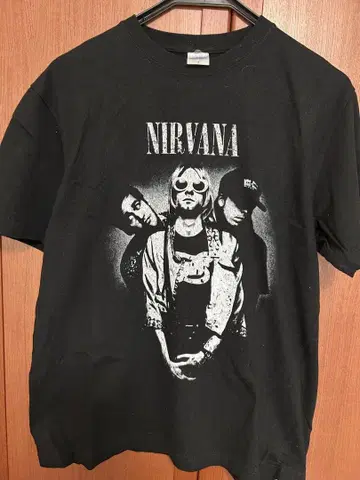 NIRVANA 블랙 T셔츠 L